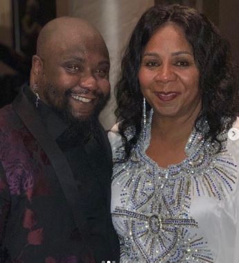 Jermaine Jakes with his mother